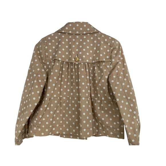 Rare Vintage Y2K Juicy Couture Polka Dot Baby Doll Crop Swing Jacket S RV10323 - Picture 7 of 9